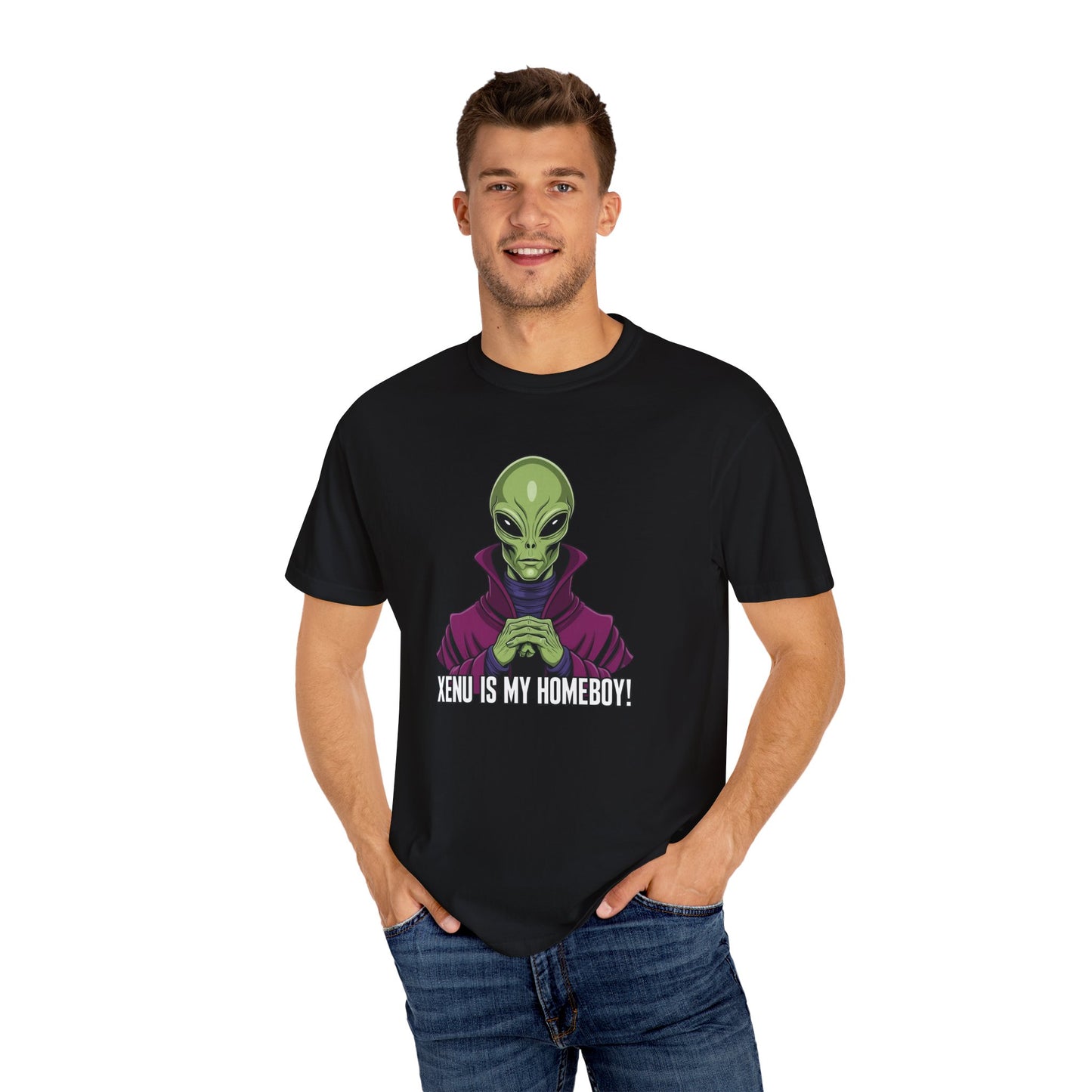 Xenu is My Homeboy Tee, Unisex Graphic Tee, Unique Casualwear