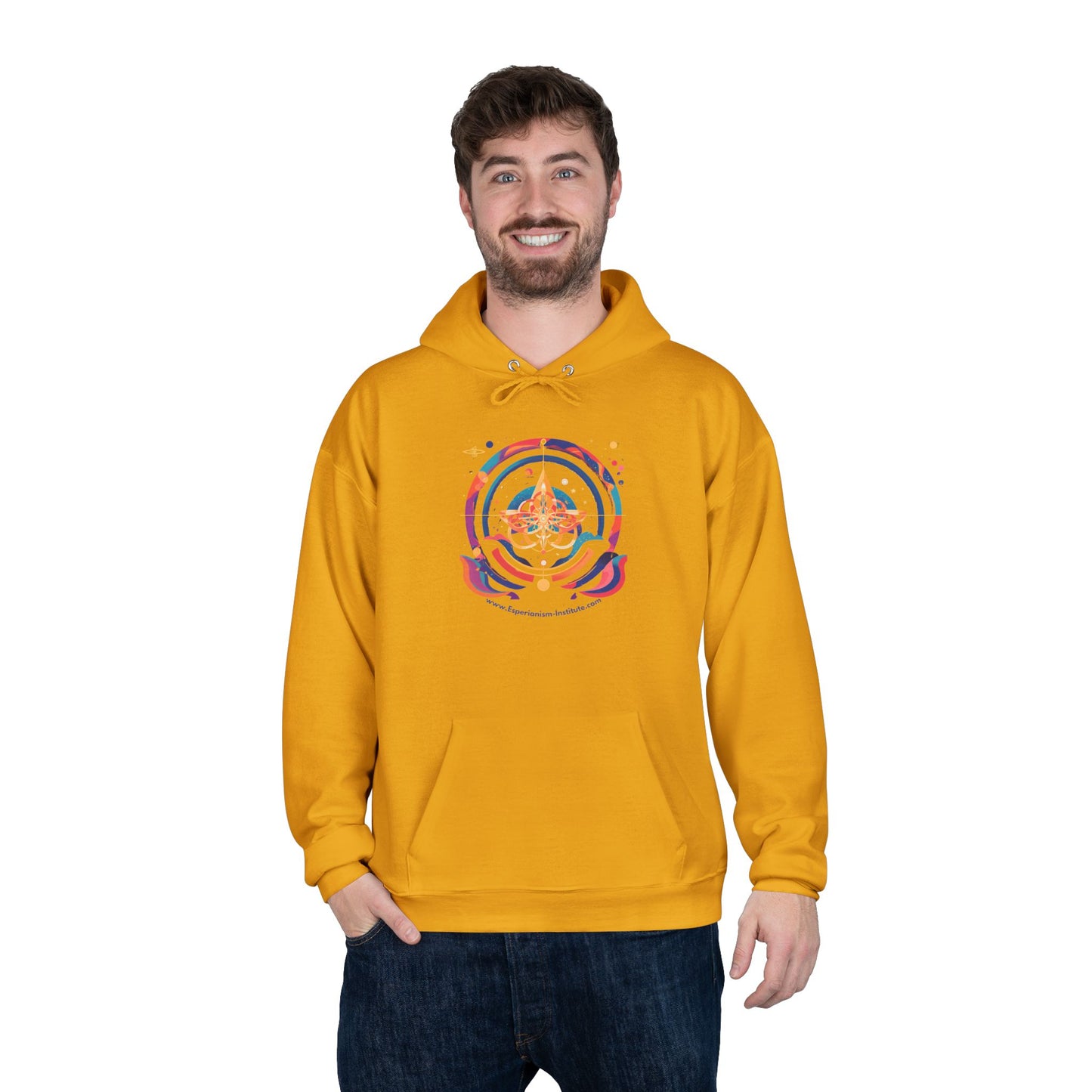 Cosmic Eco-Friendly Pullover Hoodie