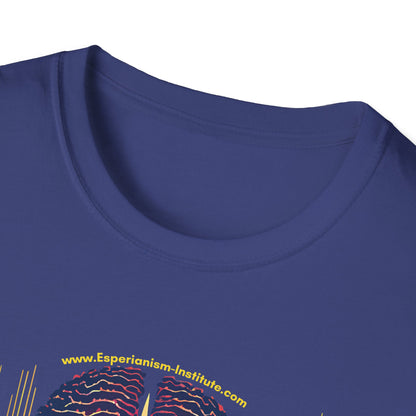 Vision Unisex Softstyle T-Shirt - Vibrant Brain Art Design
