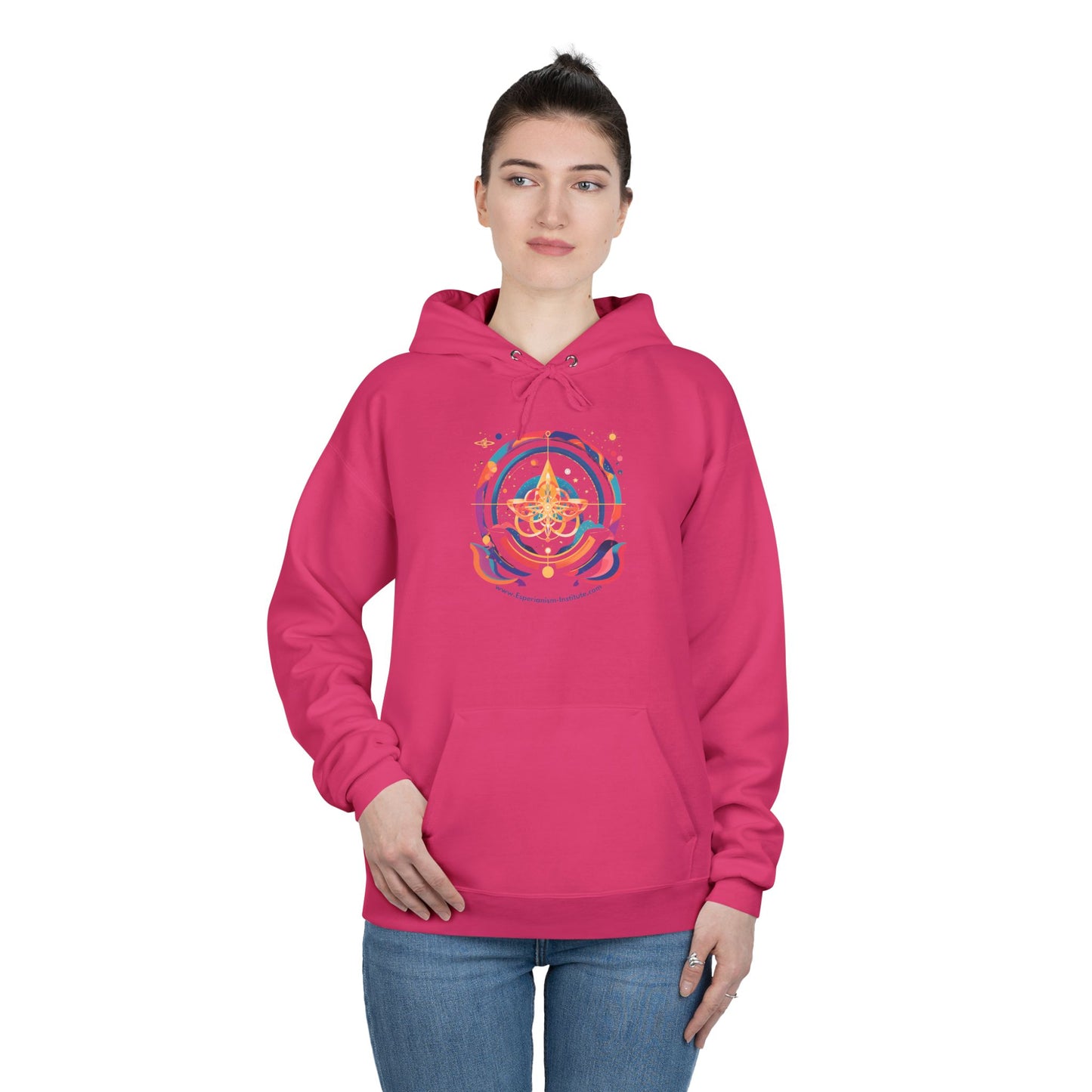 Cosmic Eco-Friendly Pullover Hoodie