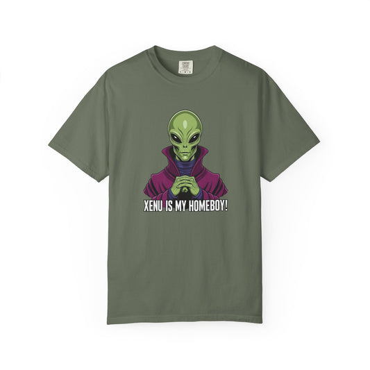 Xenu is My Homeboy Tee, Unisex Graphic Tee, Unique Casualwear