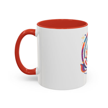 Colorful Accent Coffee Mug - 11oz