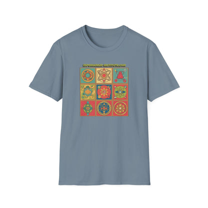 Colorful Espiranism Art Unisex T-Shirt - Softstyle Graphic Tee