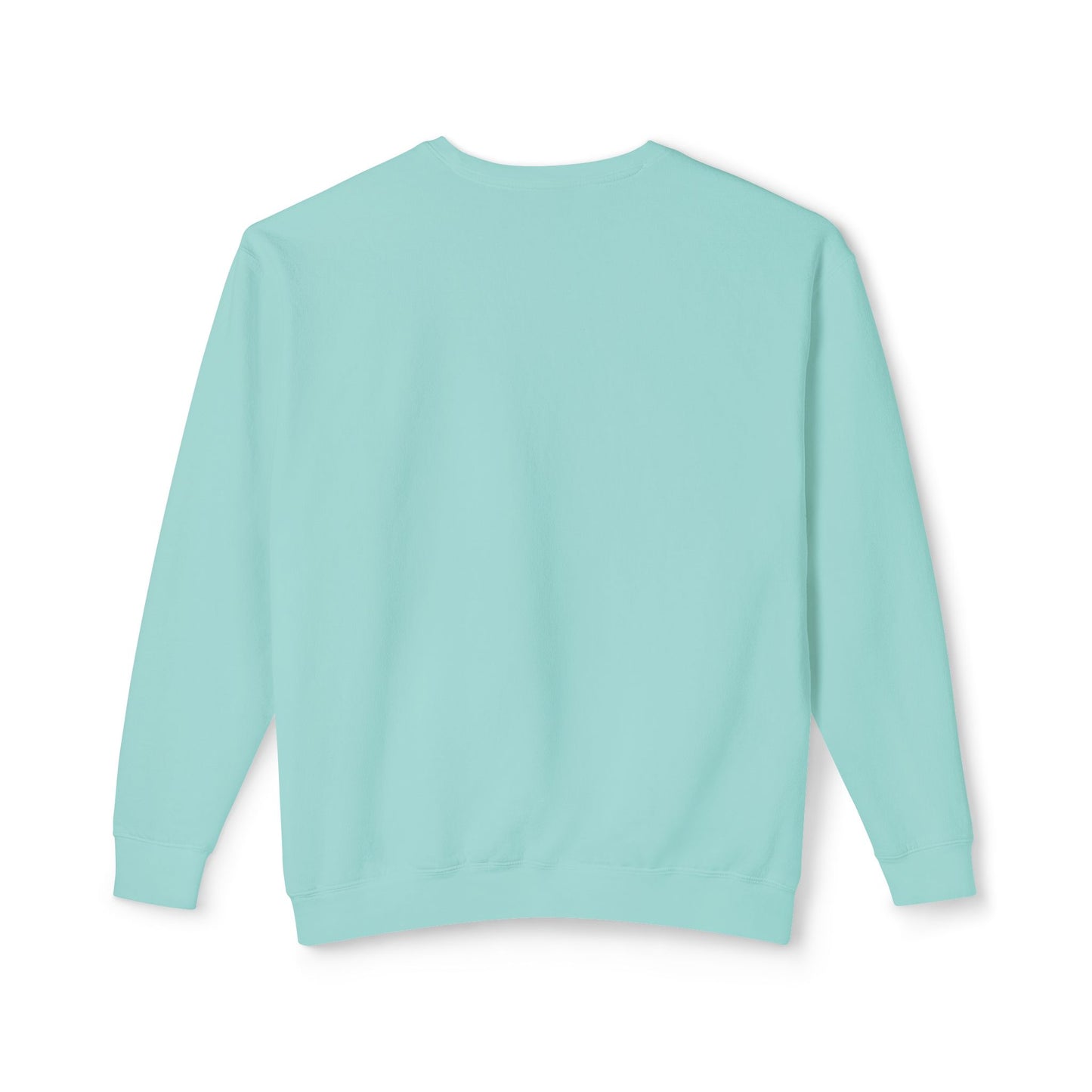 Colorful Wave Design Unisex Lightweight Crewneck Sweatshirt