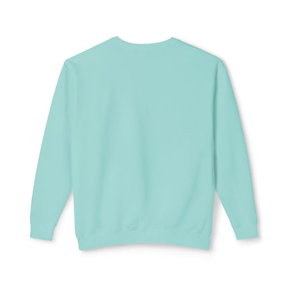 Colorful Wave Design Unisex Lightweight Crewneck Sweatshirt