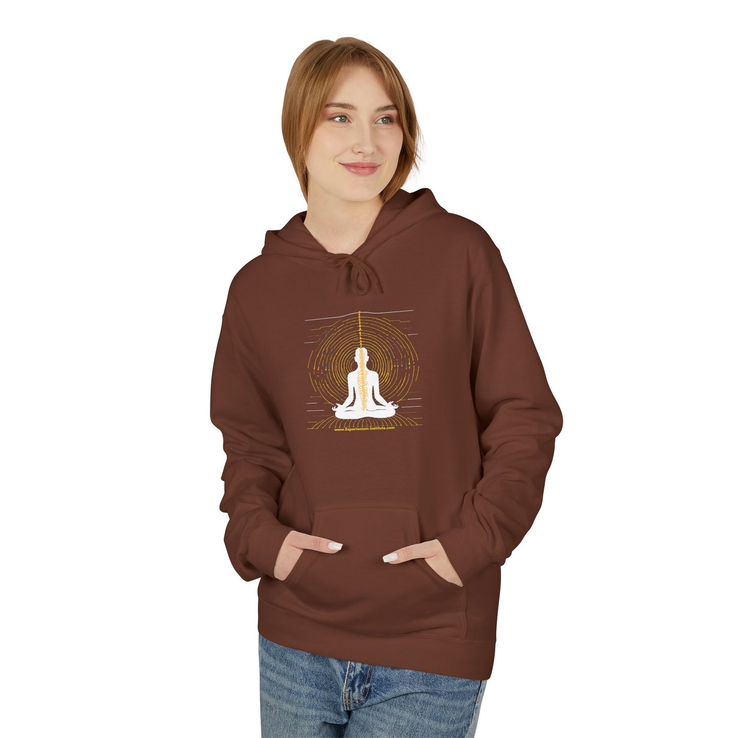 Meditation Graphic Hoodie | Unisex Softstyle Fleece