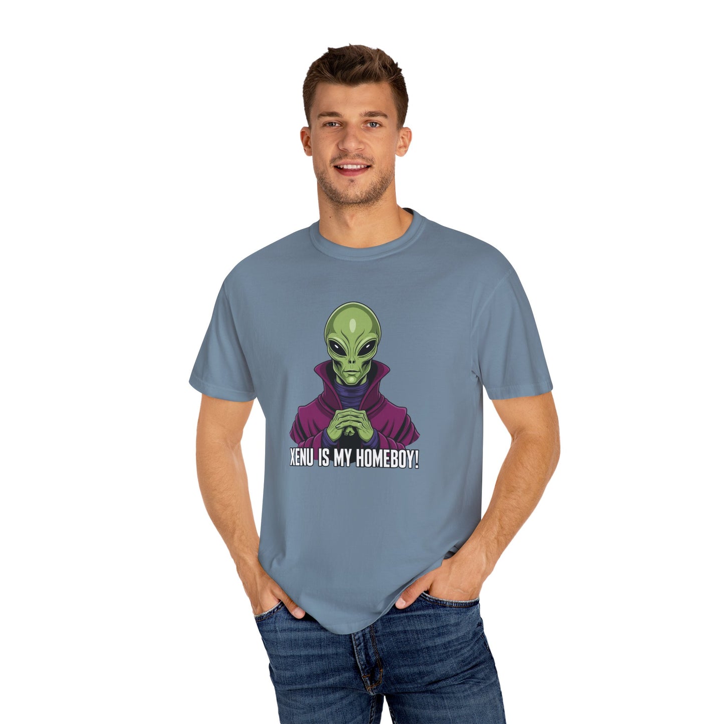 Xenu is My Homeboy Tee, Unisex Graphic Tee, Unique Casualwear