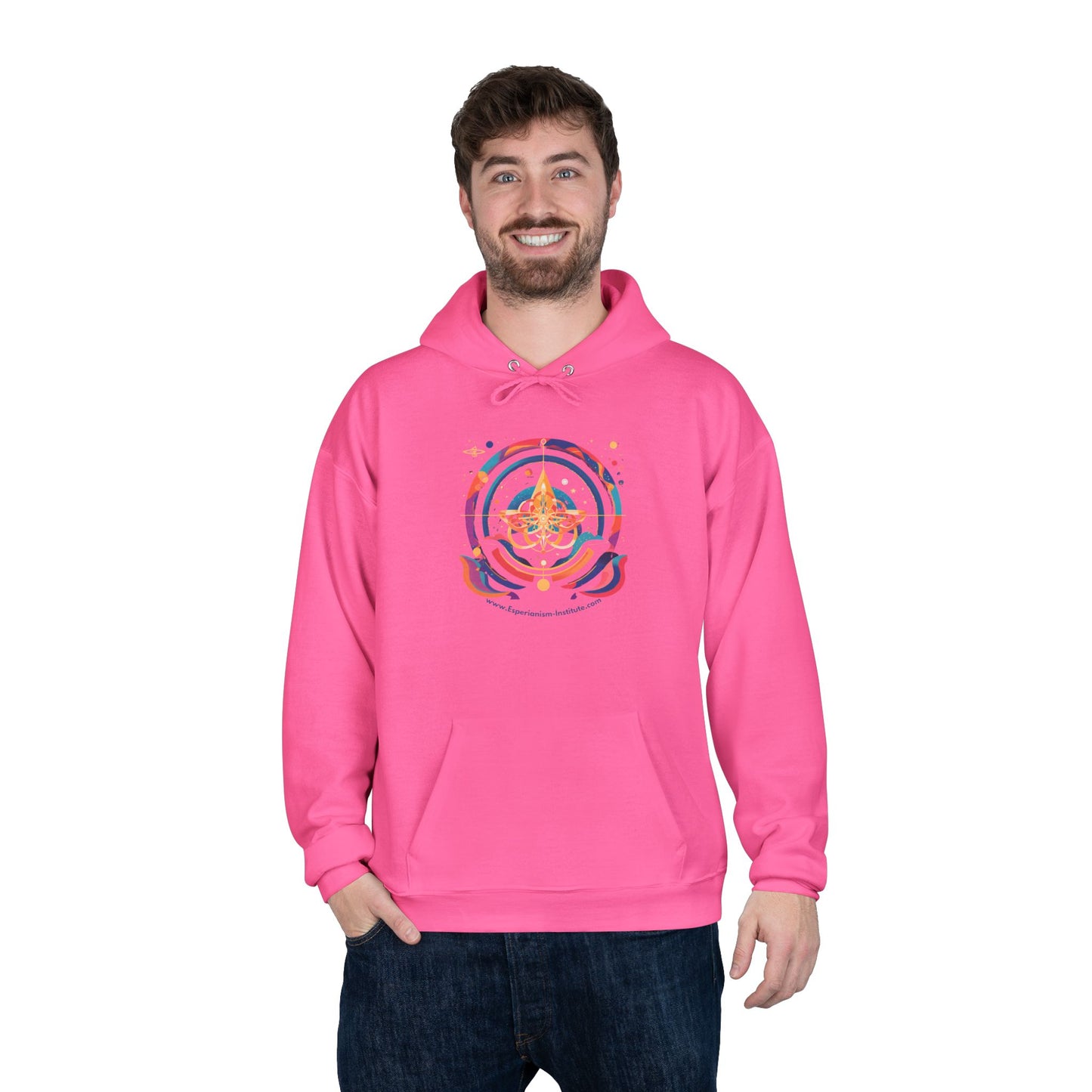 Cosmic Eco-Friendly Pullover Hoodie