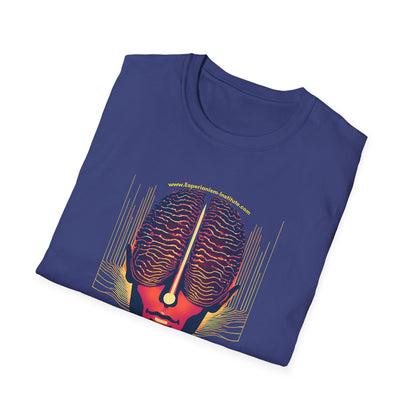 Vision Unisex Softstyle T-Shirt - Vibrant Brain Art Design