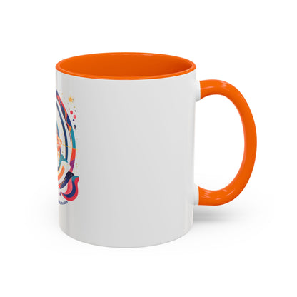 Colorful Accent Coffee Mug - 11oz