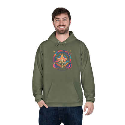 Cosmic Eco-Friendly Pullover Hoodie