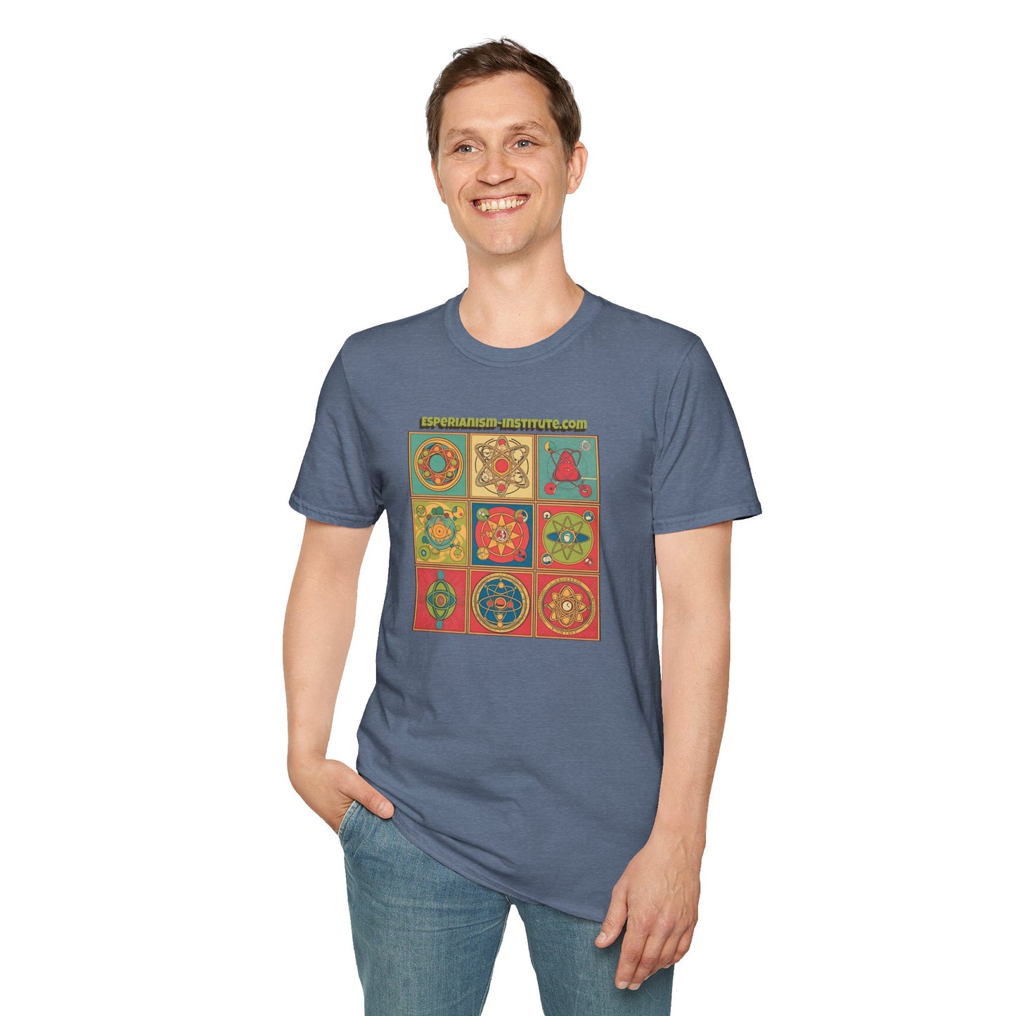 Colorful Espiranism Art Unisex T-Shirt - Softstyle Graphic Tee