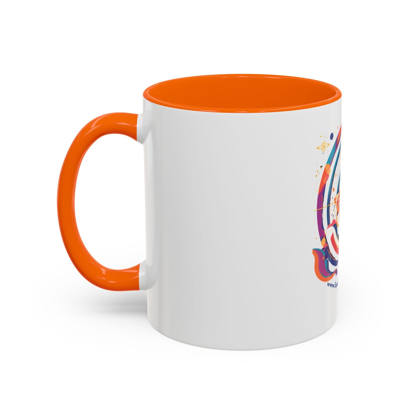Colorful Accent Coffee Mug - 11oz
