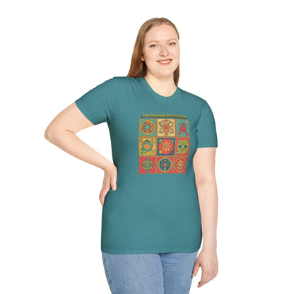 Colorful Espiranism Art Unisex T-Shirt - Softstyle Graphic Tee