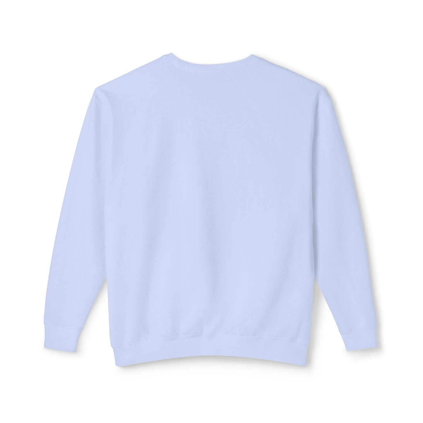 Colorful Wave Design Unisex Lightweight Crewneck Sweatshirt
