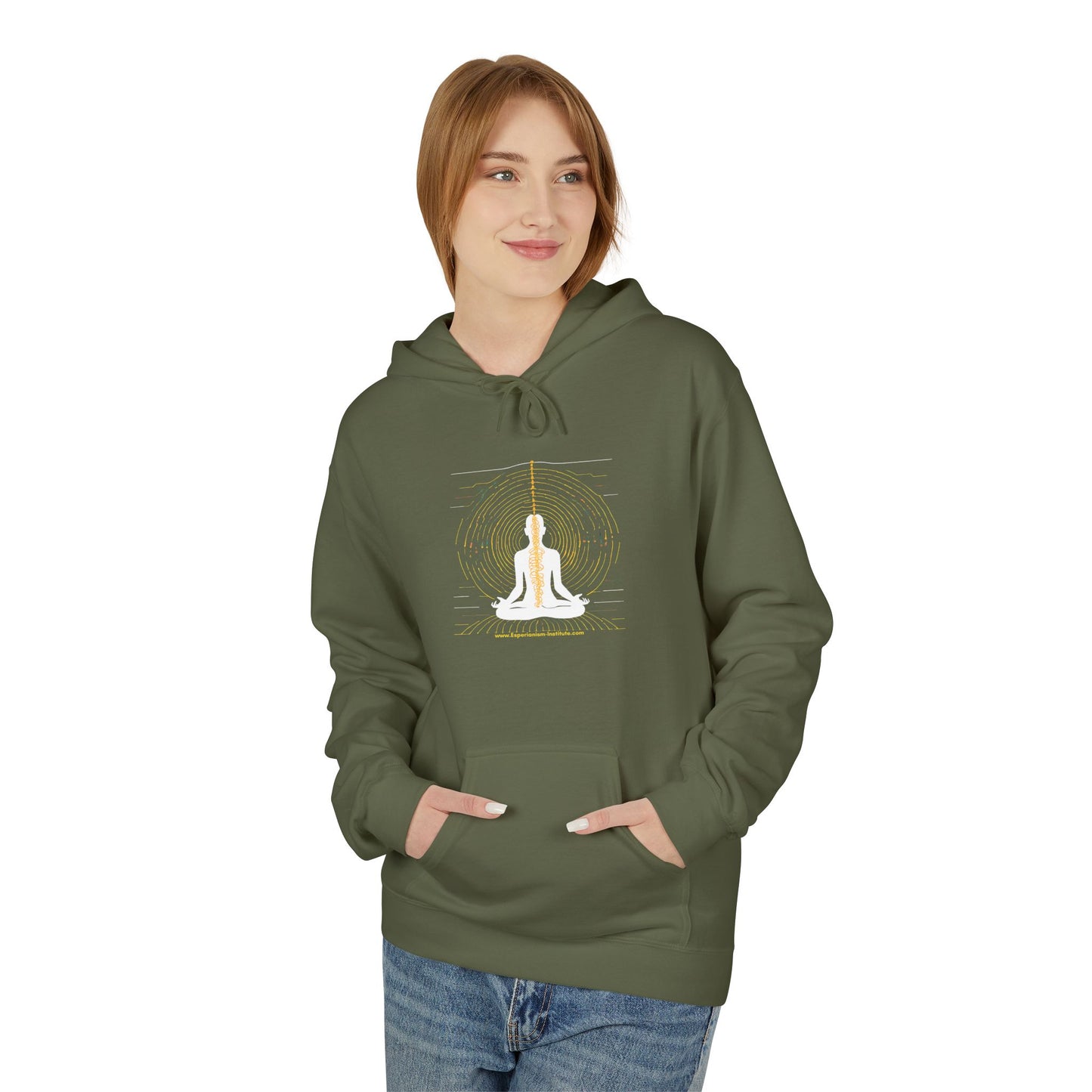 Meditation Graphic Hoodie | Unisex Softstyle Fleece
