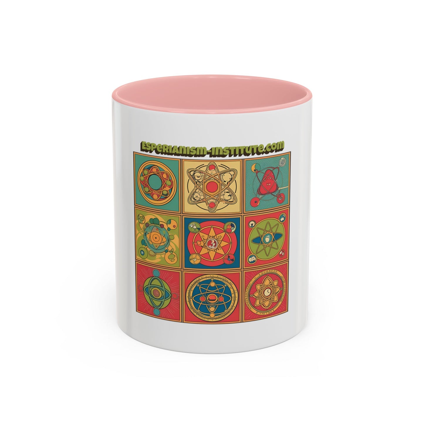 Colorful Esperianism Coffee Mug - 11oz & 15oz, Perfect for Home and Office
