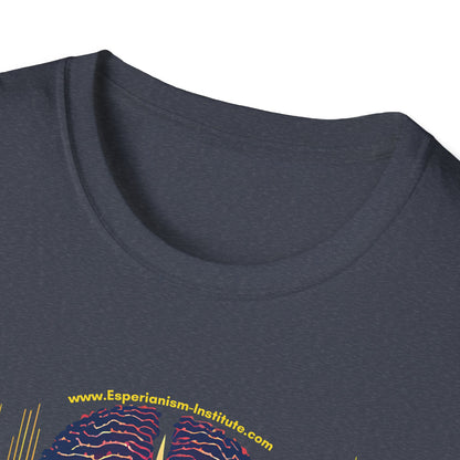 Vision Unisex Softstyle T-Shirt - Vibrant Brain Art Design