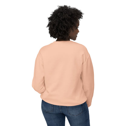 Colorful Wave Design Unisex Lightweight Crewneck Sweatshirt