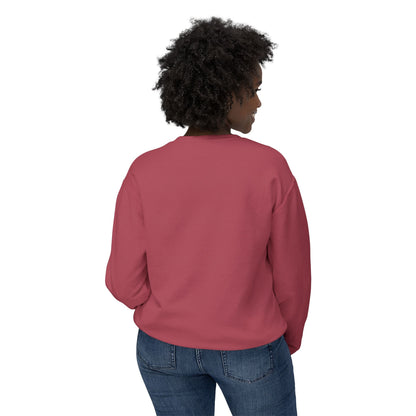 Colorful Wave Design Unisex Lightweight Crewneck Sweatshirt