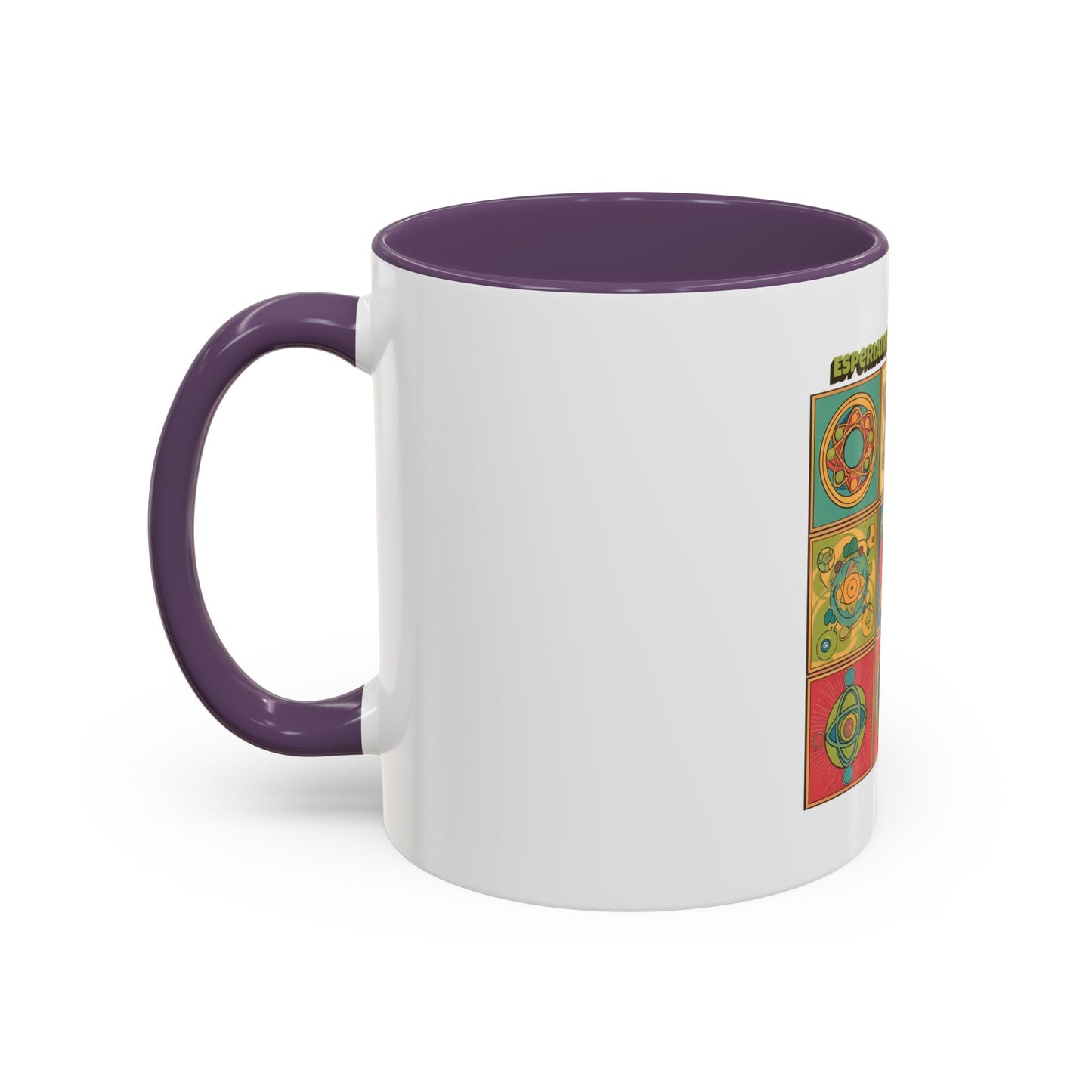 Colorful Esperianism Coffee Mug - 11oz & 15oz, Perfect for Home and Office