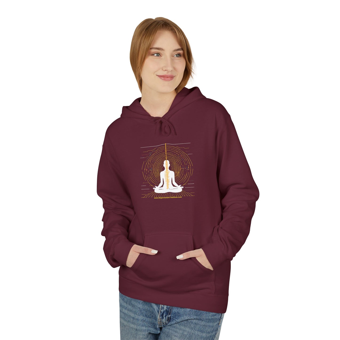 Meditation Graphic Hoodie | Unisex Softstyle Fleece