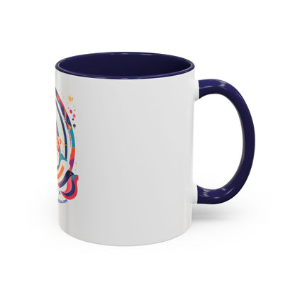 Colorful Accent Coffee Mug - 11oz