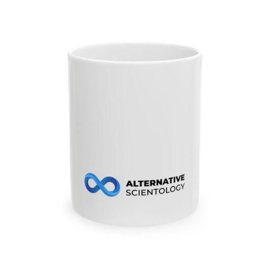 Ceramic Mug — "Alternative Scientology" Logo Coffee Cup (11oz/15oz)