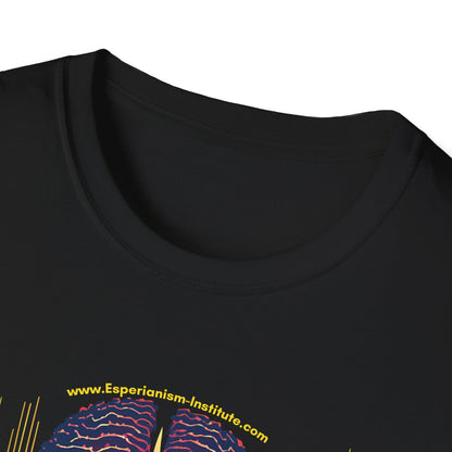 Vision Unisex Softstyle T-Shirt - Vibrant Brain Art Design