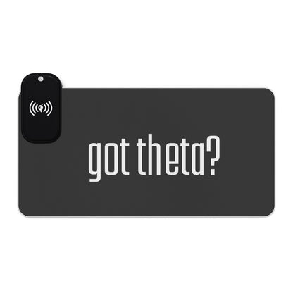 LED Gaming Mouse Pad with Wireless Charging - Perfect for Gamers, Office Decor, Unique Gift, LED Desk Accessory, Tech Gifts for Him