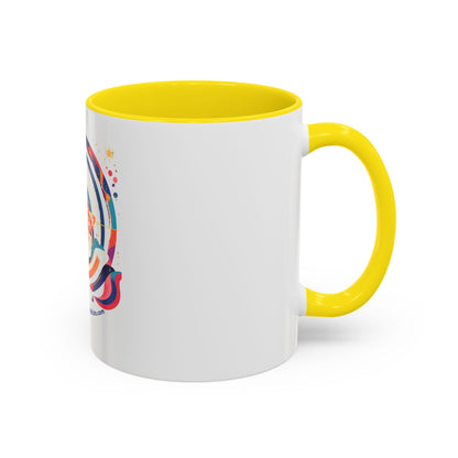 Colorful Accent Coffee Mug - 11oz