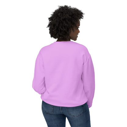 Colorful Wave Design Unisex Lightweight Crewneck Sweatshirt