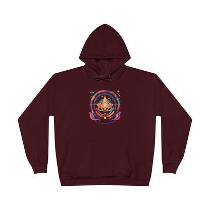 Cosmic Eco-Friendly Pullover Hoodie