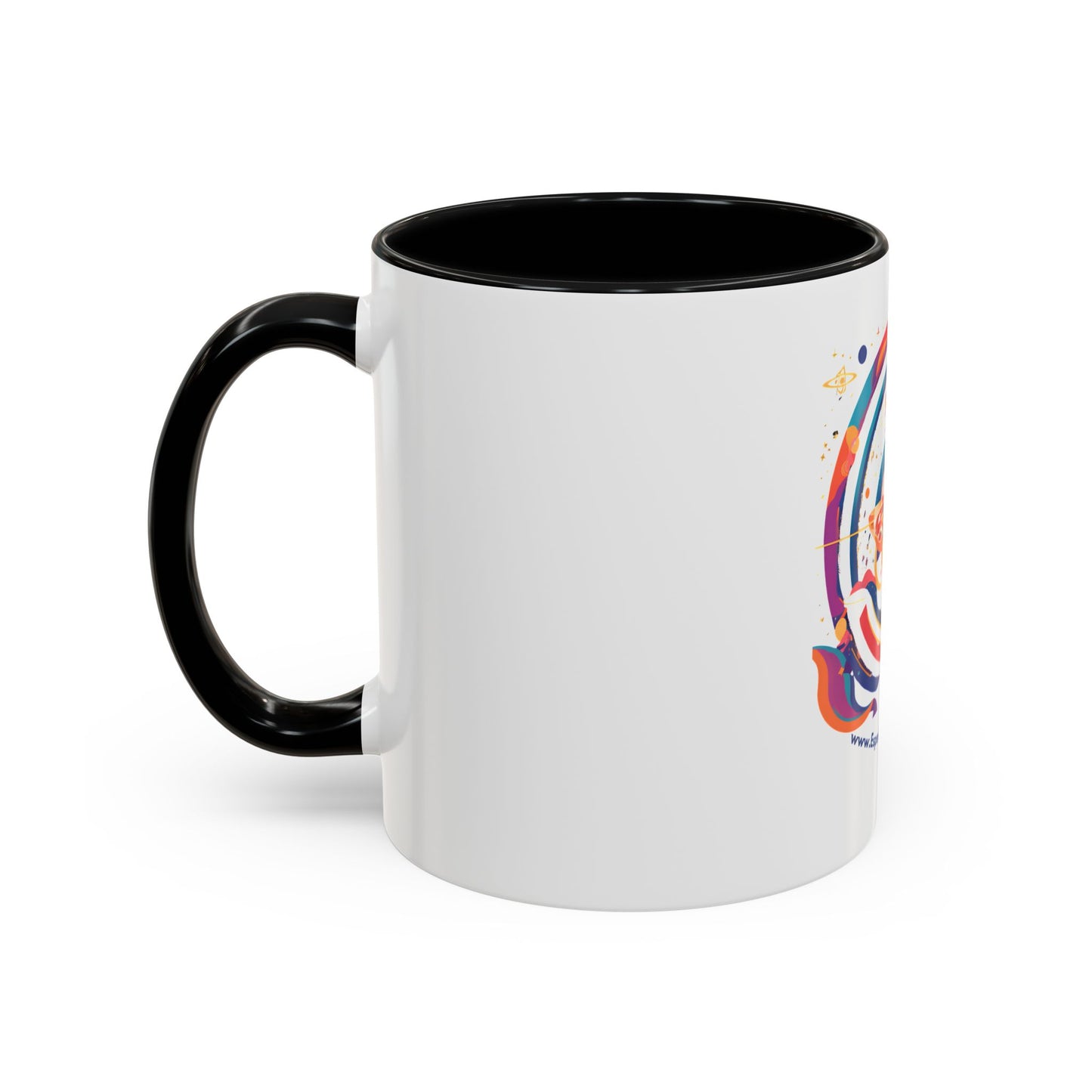 Colorful Accent Coffee Mug - 11oz