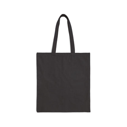 Spiritual Journey Cotton Canvas Tote Bag - Cosmic Design for Mindful Living