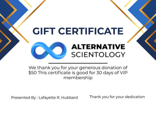 VIP Gift Certificate $50
