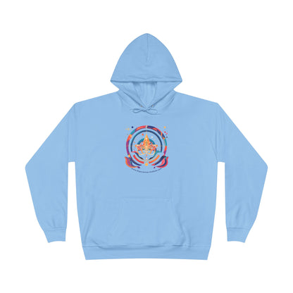 Cosmic Eco-Friendly Pullover Hoodie