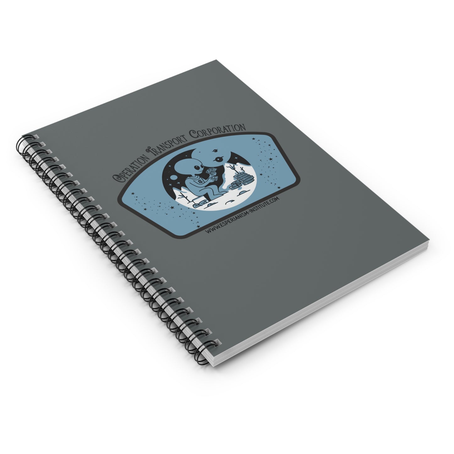 Themed Spiral Notebook - Ruled Line, Cosmic Office Supplies, Space Journal for Writers