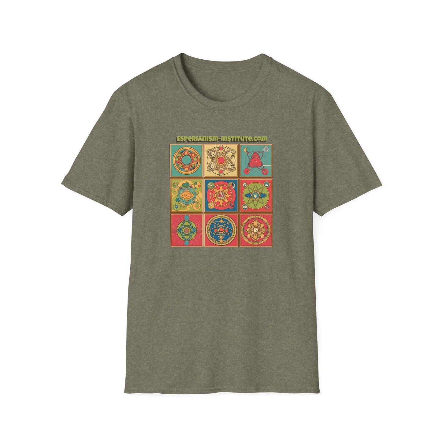 Colorful Espiranism Art Unisex T-Shirt - Softstyle Graphic Tee