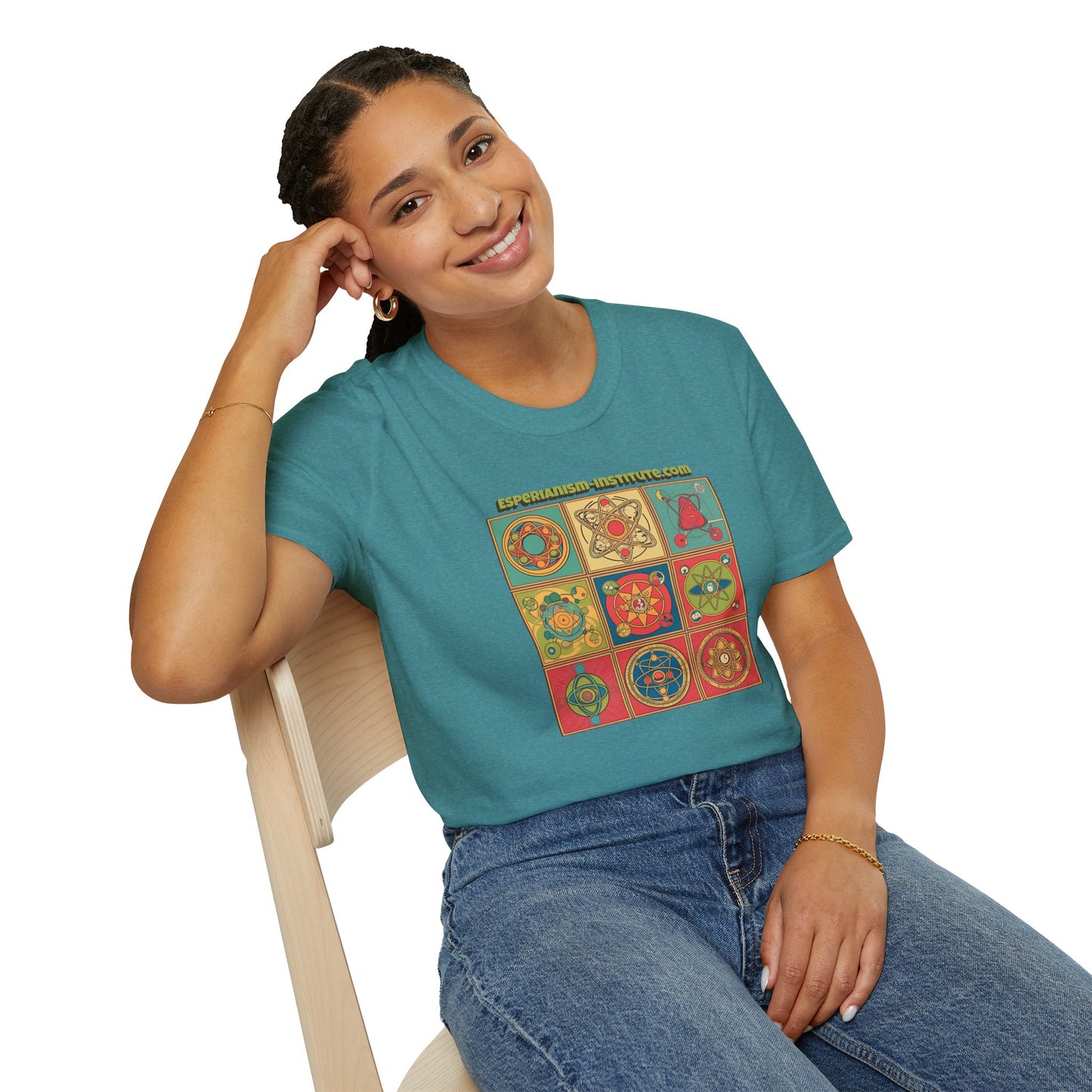 Colorful Espiranism Art Unisex T-Shirt - Softstyle Graphic Tee