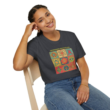 Colorful Espiranism Art Unisex T-Shirt - Softstyle Graphic Tee