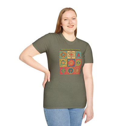 Colorful Espiranism Art Unisex T-Shirt - Softstyle Graphic Tee