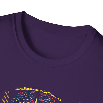 Vision Unisex Softstyle T-Shirt - Vibrant Brain Art Design
