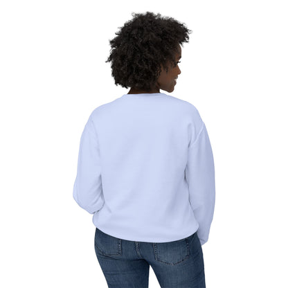 Colorful Wave Design Unisex Lightweight Crewneck Sweatshirt