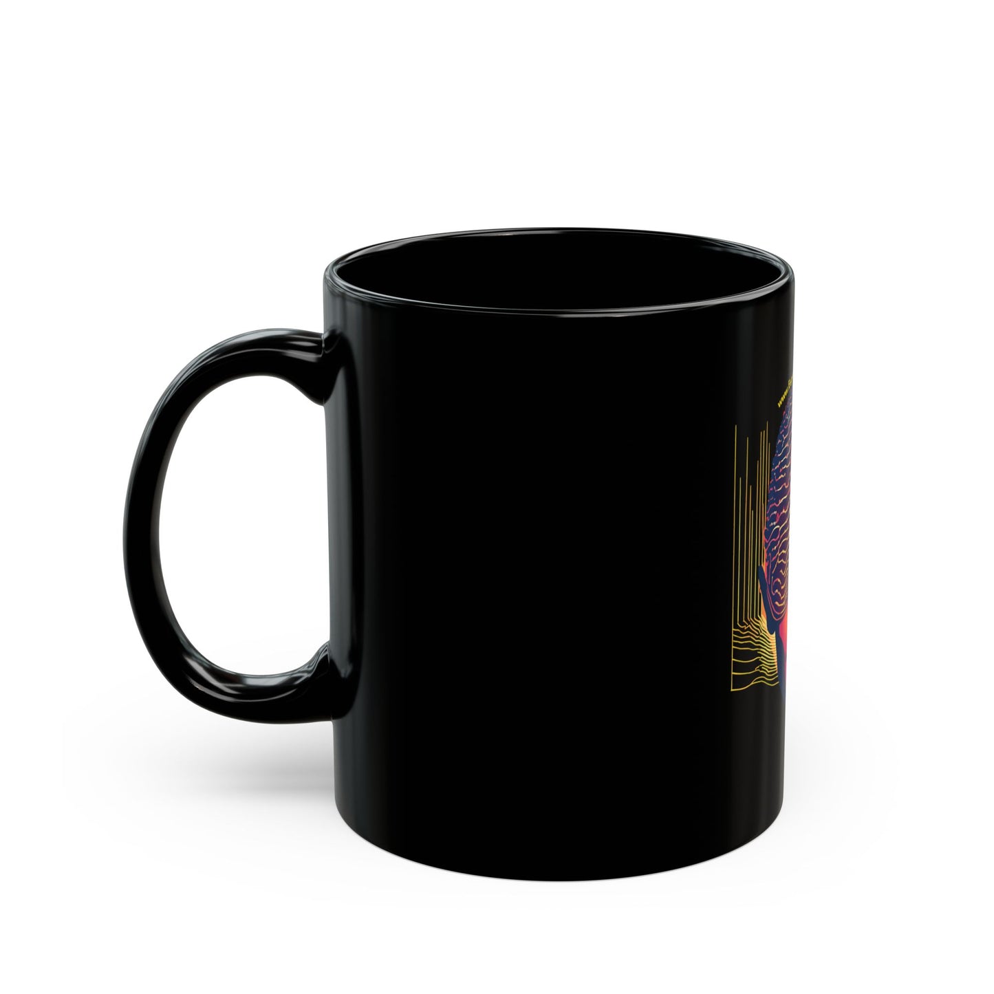 Mindful Design Black Mug | 11oz