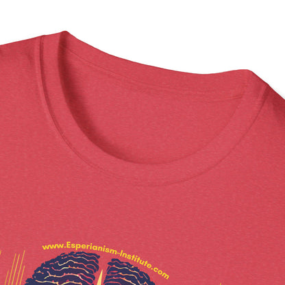 Vision Unisex Softstyle T-Shirt - Vibrant Brain Art Design