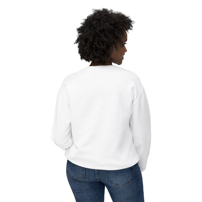 Colorful Wave Design Unisex Lightweight Crewneck Sweatshirt