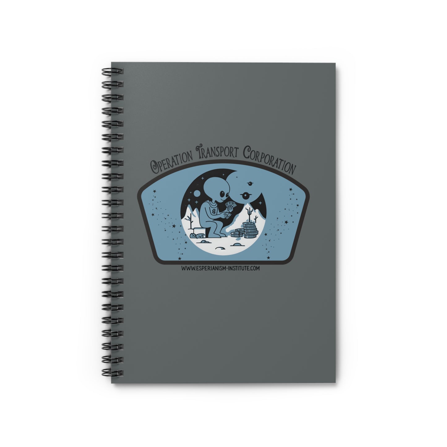 Themed Spiral Notebook - Ruled Line, Cosmic Office Supplies, Space Journal for Writers