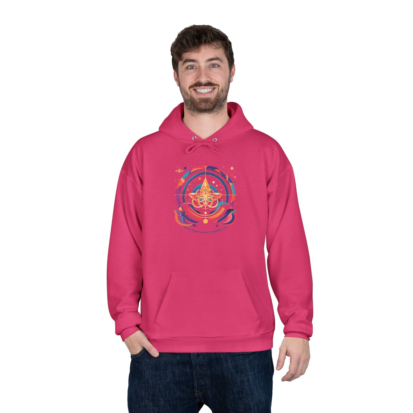 Cosmic Eco-Friendly Pullover Hoodie