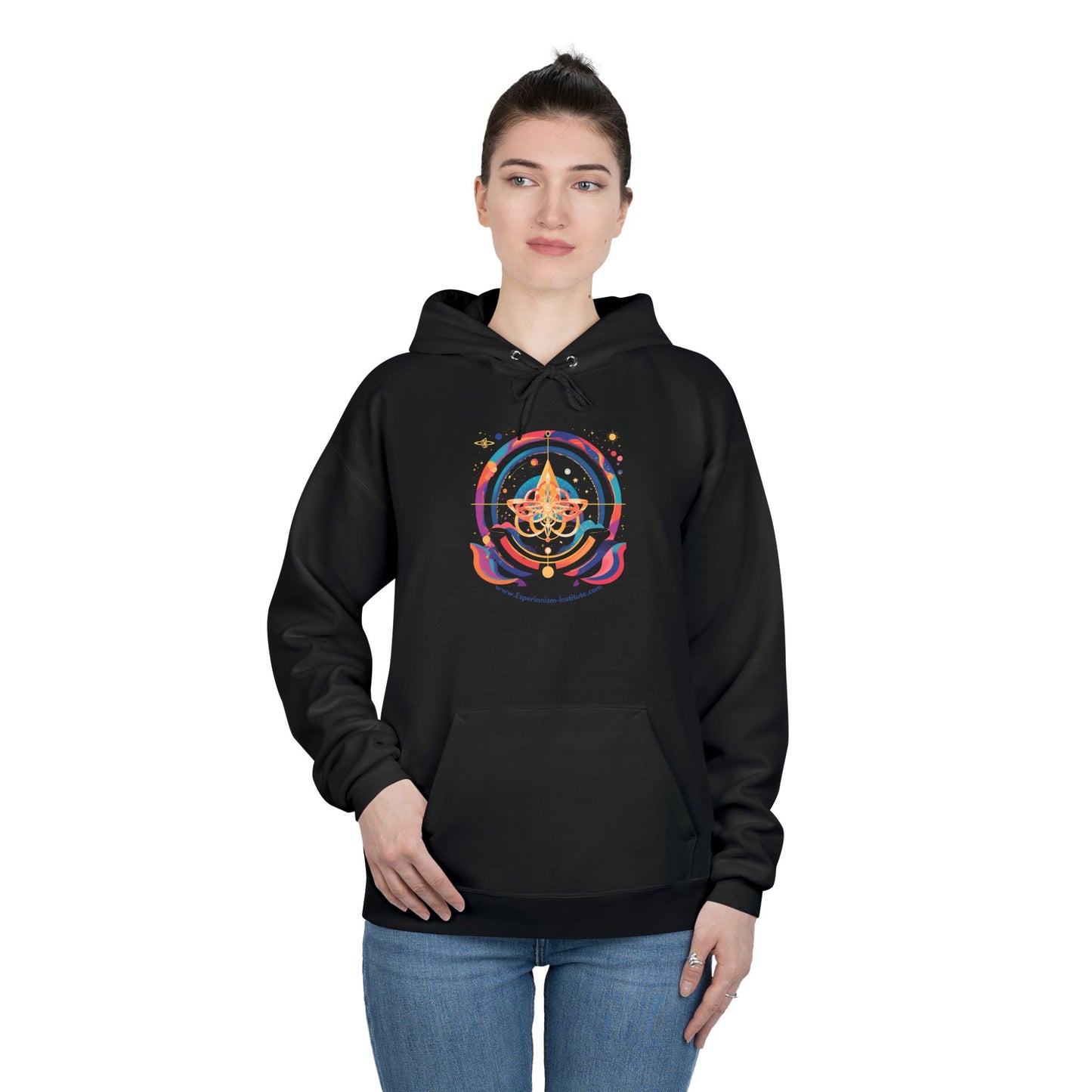 Cosmic Eco-Friendly Pullover Hoodie
